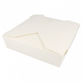 Boîte Carton Américaine Blanc 21,7x21,7x6cm 2910ml (35 Utés)