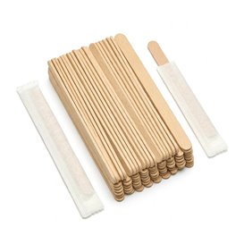 Spatule Distributeur Automatique en Bois 93mm (50 Utés)