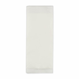 Enveloppe Porte-Couverts avec Serviettes Blanc (1000 Utés)