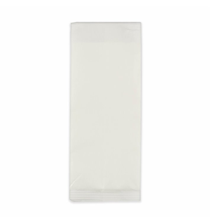 Enveloppe Porte-Couverts avec Serviettes Blanc (125 Utés)