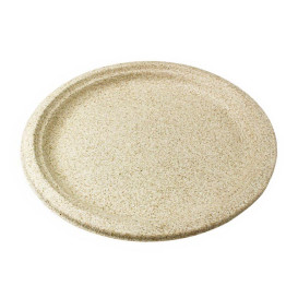 Assiette en Son de Blé Naturel Ø26cm (800 Unités)