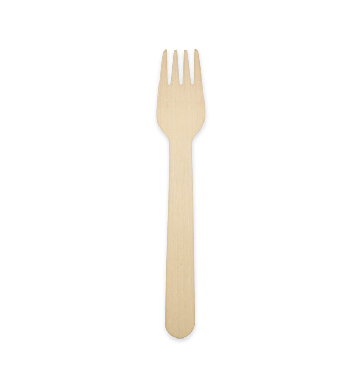 Fourchette en Bois 16cm (250 Utés) Fourchette en Bois 16cm (250 Utés)