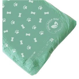 Rouleau de sac excrément chien 100% bio 18x26cm (5000 unités)