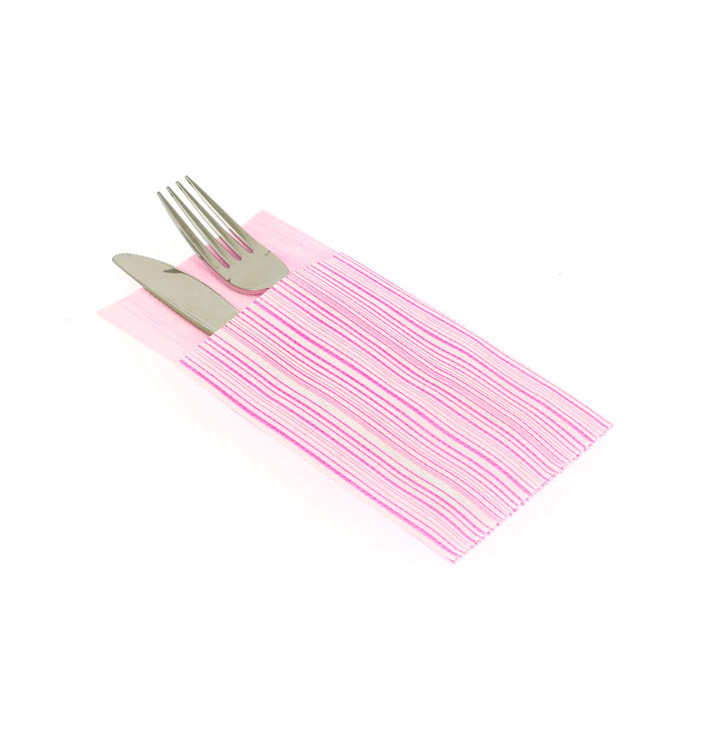 Serviette Kangourou Airlaid "Basic Fuchsia" 40x40cm (30 Utés) Serviette Kangourou Airlaid "Basic Fuchsia" 40x40cm (30 Utés)