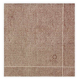 Serviette Papier molletonnée "Jute" Kraft 40x40cm (50 Utés)