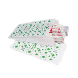 Sac Papier Blanc Pharmacie 14+7x28cm (1000 Utés)