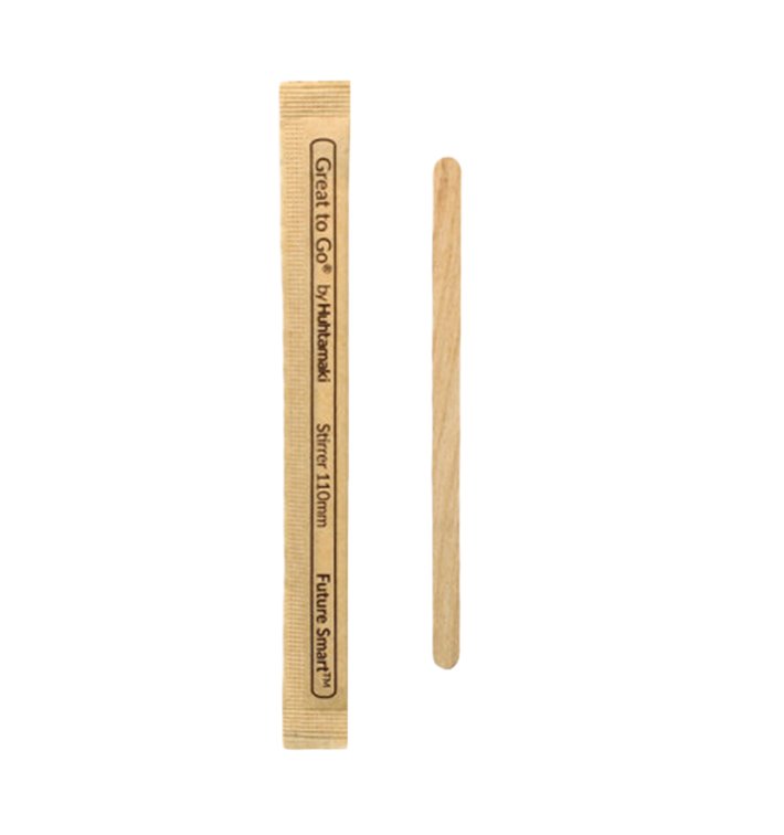 Agitateur en Bois Naturel pour Café Emballé 11cm (10000 Utés) Agitateur en Bois Naturel pour Café Emballé 11cm (10000 Utés)
