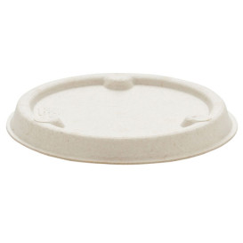 Suikerriet Deksel Container 60ml Naturel Ø6,0cm (100 stuks)