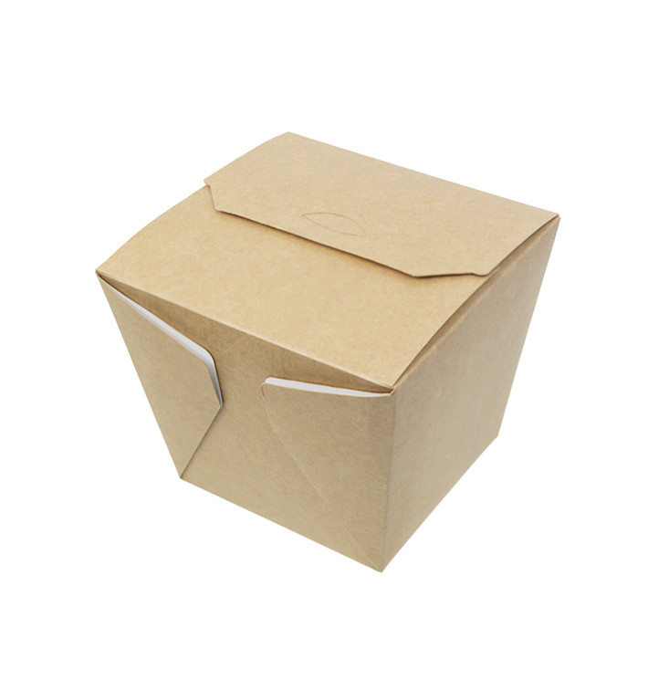 Pot à Pâtes Wok Kraft 450ml (25 Unités) Pot à Pâtes Wok Kraft 450ml (25 Unités)