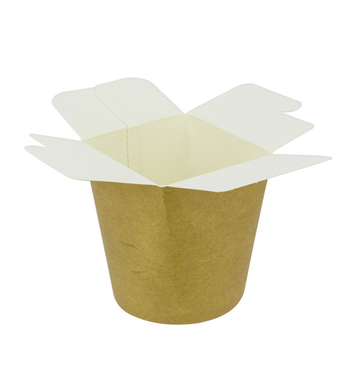 Papieren Take-Out Container 100% ECO Kraft 26Oz/780ml (50 stuks) Papieren Take-Out Container 100% ECO Kraft 26Oz/780ml (50 stuks)