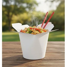Boîte à Repas 100% ECO Blanc 16Oz/480ml (50 Utés)