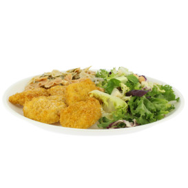 Herbruikbare Plaat Premium PP Mineraal Wit Ø27,5cm (54 stuks) 