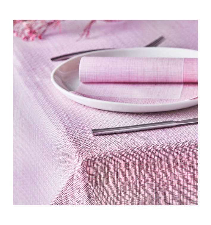 Nappe en papier 1x1m "Entre Lignes" Bordeaux 40g/m² (400 Utés) Nappe en papier 1x1m "Entre Lignes" Bordeaux 40g/m² (400 Utés)