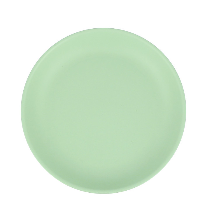 Assiette Réutilisable Durable PP Minéral Vert Ø21cm (6 Utés) Assiette Réutilisable Durable PP Minéral Vert Ø21cm (6 Utés)