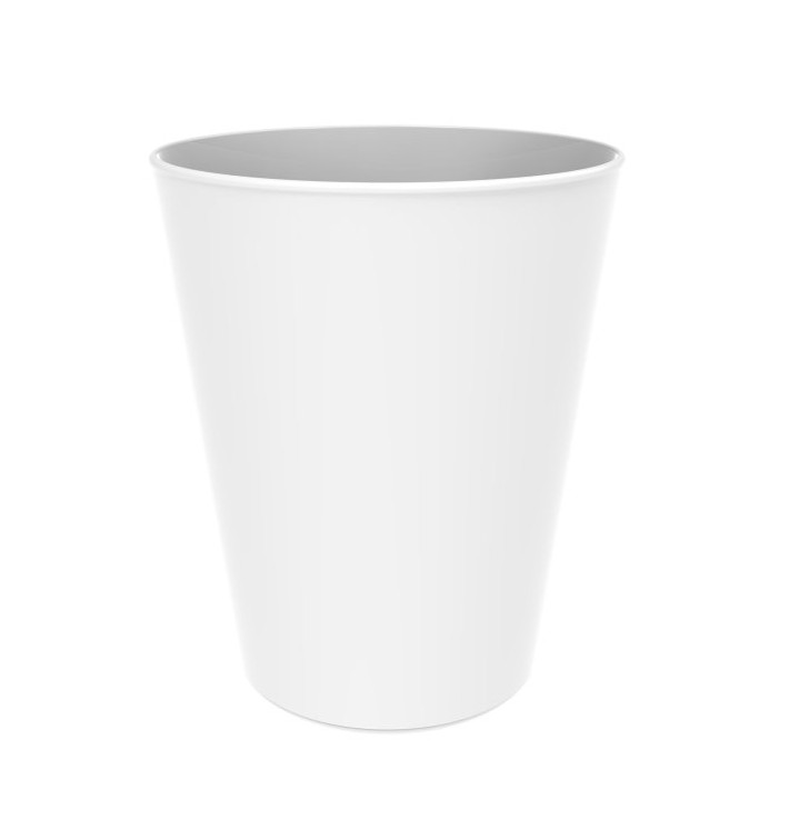 Herbruikbare Beker Durable PP Mineraal Wit 330ml (6 stuks) Herbruikbare Beker Durable PP Mineraal Wit 330ml (6 stuks)