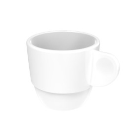 Tasse Réutilisable SAN “Espresso” Blanc 80ml (36 Utés)