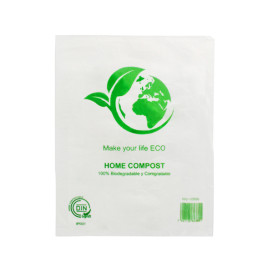 Sac Plastique 100% Compostable 16x24cm (5000 Utés)