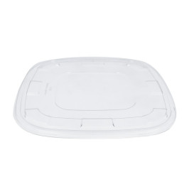 Couvercle Couvercle Plastique rPET Transparent 13x13cm (50 Utés)