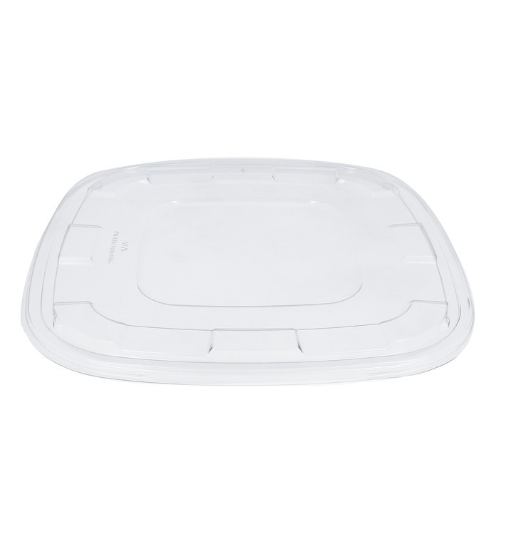 Plastic Deksel rPET Transparant 13x13cm (300 Stuks) Plastic Deksel rPET Transparant 13x13cm (300 Stuks)