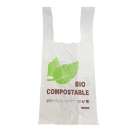 Sac à Bretelles 100% Compostable 35x45 cm (100 Utés)