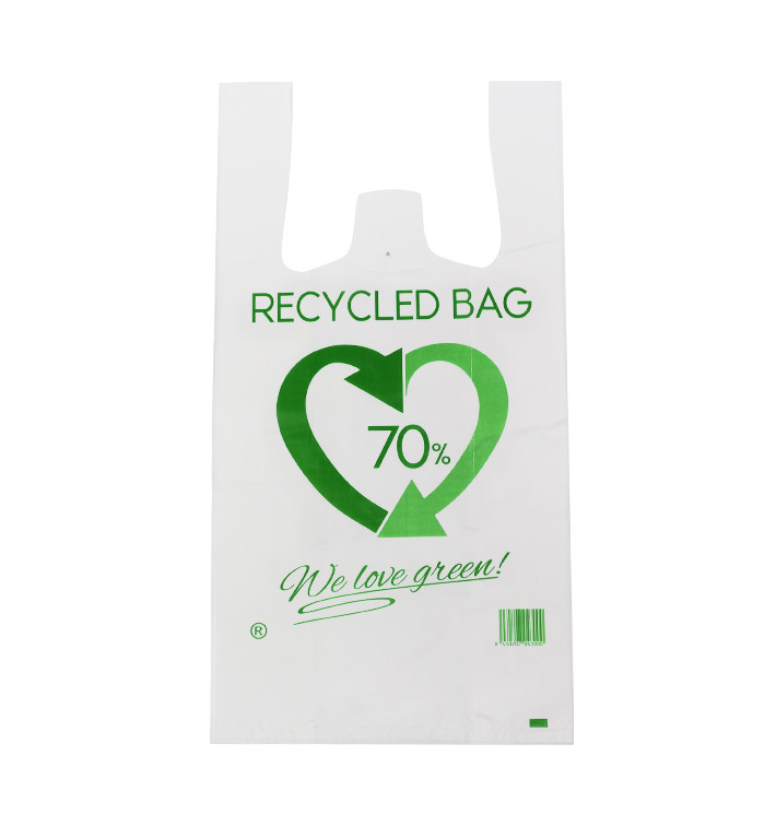 Plastic Hemddraagtassen 70% Gerecycled 30x40cm 50µm (100 stuks) Plastic Hemddraagtassen 70% Gerecycled 30x40cm 50µm (100 stuks)