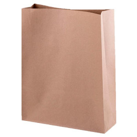 Papieren zak zonder handvat kraft 32+12x42cm (25 stuks)
