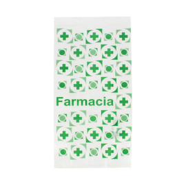 Sac Papier Blanc Pharmacie 14+7x28cm (250 Utés)