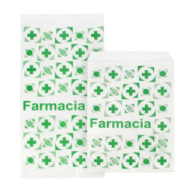 Sac Papier Blanc Pharmacie 12+6x20cm (1.000 Utés)