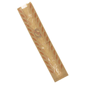Papieren voedsel zak "Espigas" 9+5x50cm (125 stuks) 