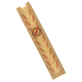 Papieren voedsel zak "Espigas" 9+5x50cm (1000 stuks)