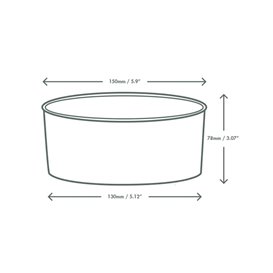 Verpakking MenuBox Kraft Kartonnen 20x15x7cm (200 Stuks)