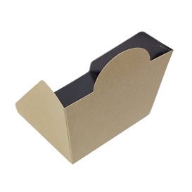 Boîte à Hamburguer Carton Kraft 10x10x7cm (600 Utés)