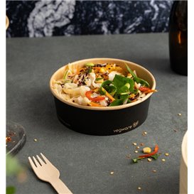 Verpakking Hamburger Kraft Kartonnen 14x13,5x6,5cm (50 Stuks)