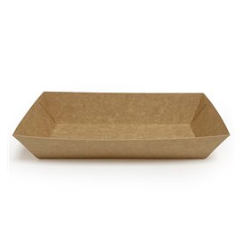 Boîte à MenuBox Carton Kraft avec Fenêtre 20x20x8,5cm (110 Utés)