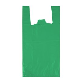 Plastic Hemddraagtassen 70% Gerecycled “Colors” Groen 42x53cm 50µm (50 stuks) 
