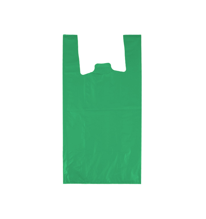 Sac à Bretelles 70% Recyclé “Colors” Vert 42x53cm 50µm (50 Utés) Sac à Bretelles 70% Recyclé “Colors” Vert 42x53cm 50µm (50 Utés)