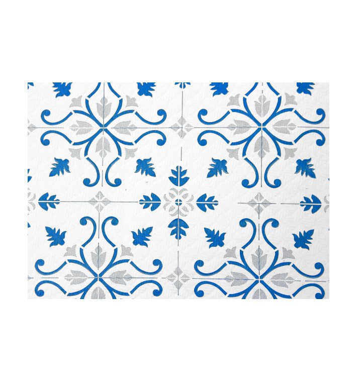 Voorgesneden Papieren Tafelkleed 1x1m "La Valenciana" Turkoois 40g/m² (400 Stuks) Voorgesneden Papieren Tafelkleed 1x1m "La Valenciana" Turkoois 40g/m² (400 Stuks)