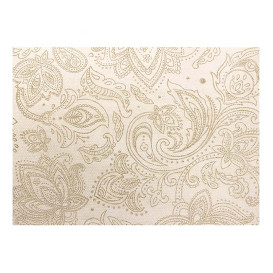 Nappe Rouleau en Non-Tissé 1,2x50m "Mandala" Crème 50g/m² P40cm (4 Utés)