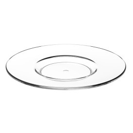 Assiette Sous Tasse Réutilisable SAN pour Tasse “Cappuccino” Transparent 166ml (36 Utés)