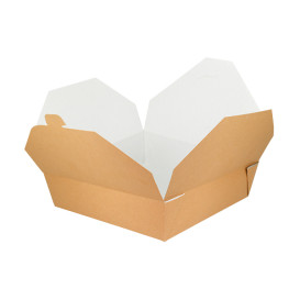 Boîte Carton Américaine Naturel 21,7x21,7x6cm 2910ml (35 Utés)