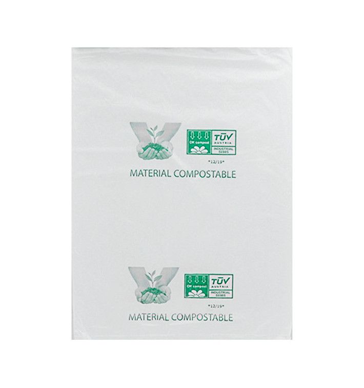 Sac Plastique 100% Biodégradable 23x30cm (100 Utés) Sac Plastique 100% Biodégradable 23x30cm (100 Utés)