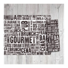 Set de Table en Papier Blanc "Gourmet" 30x40cm 40g/m² (1.000 Utés)