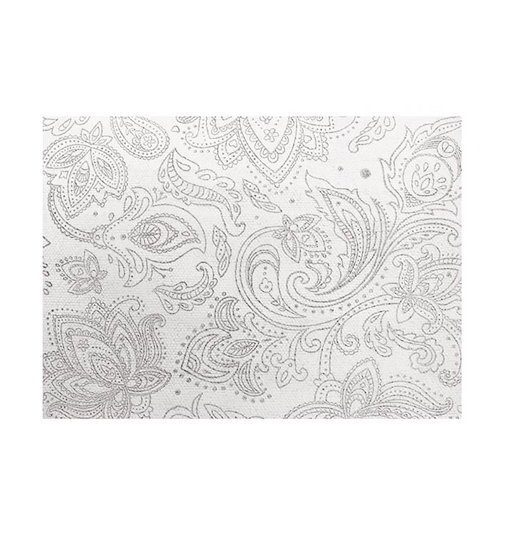 Niet geweven Tafelkleed Rol 0,4x48m "Mandala" Grijs 50g/m² V40cm (1 Stuk) Niet geweven Tafelkleed Rol 0,4x48m "Mandala" Grijs 50g/m² V40cm (1 Stuk)