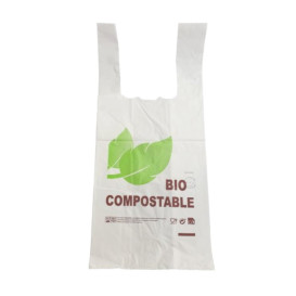 Sac à Bretelles 100% Compostable 48x60cm 25µm (100 Utés)