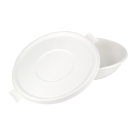 Couvercle Canne à Sucre Blanc pour Bol 710 et 1360ml (400 Utés)