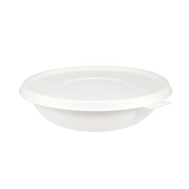 Couvercle Canne à Sucre Blanc pour Bol 710 et 1360ml (400 Utés)