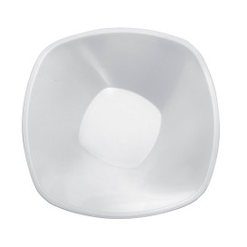 Bol en Plastique PP "Square" Blanc 1250ml Ø21cm (3 Utés)