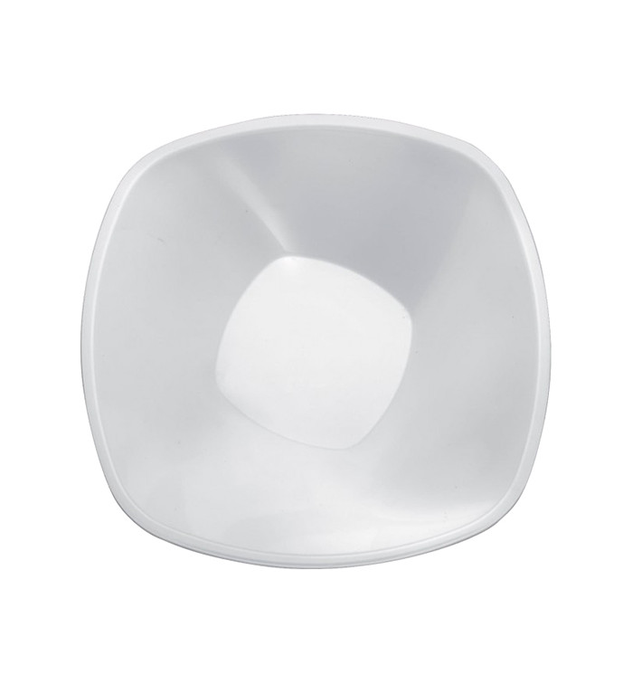 Bol en Plastique PP "Square" Blanc 1250ml Ø21cm (60 Utés) Bol en Plastique PP "Square" Blanc 1250ml Ø21cm (60 Utés)