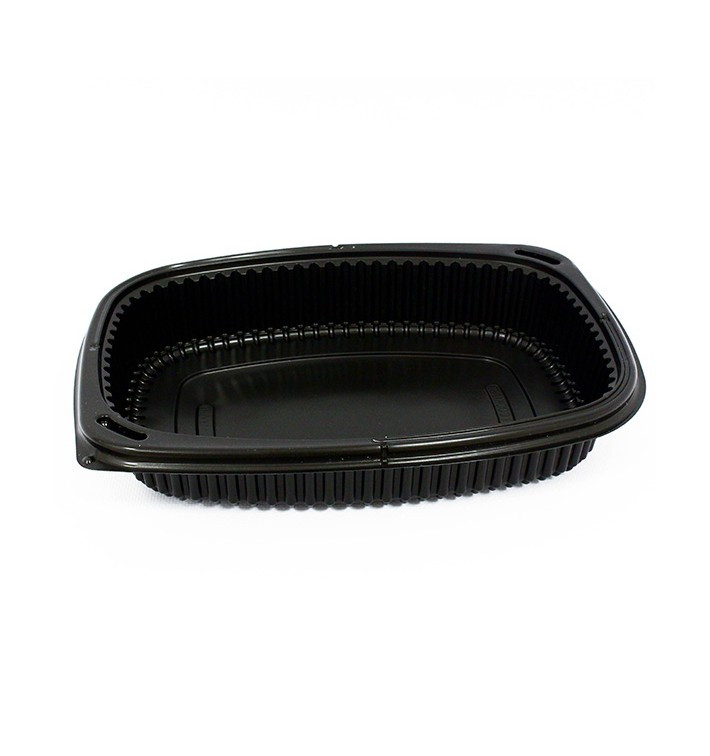 Barquette Rectangulaire PP Noir 800ml 215x170x40mm (320 Utés) Barquette Rectangulaire PP Noir 800ml 215x170x40mm (320 Utés)