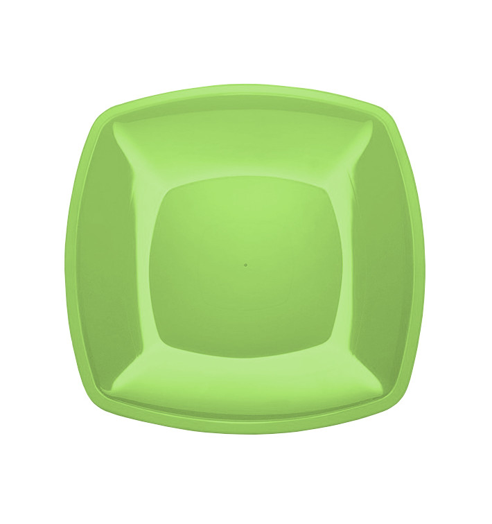 Assiette Plastique Réutilisable Plate Vert Citron PS 300mm (12 Utés) Assiette Plastique Réutilisable Plate Vert Citron PS 300mm (12 Utés)
